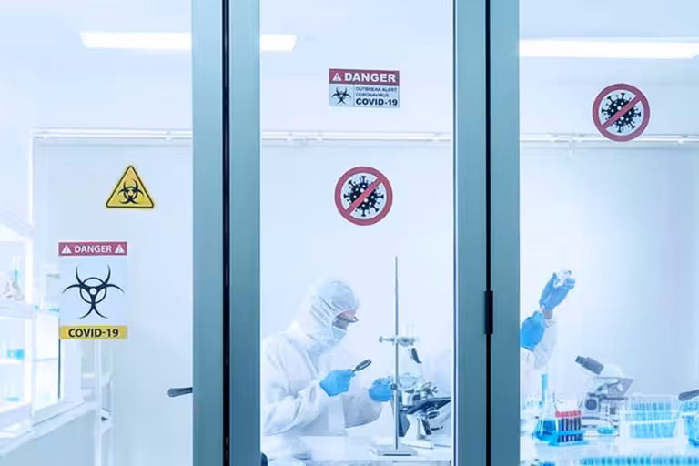 clean room in a factory