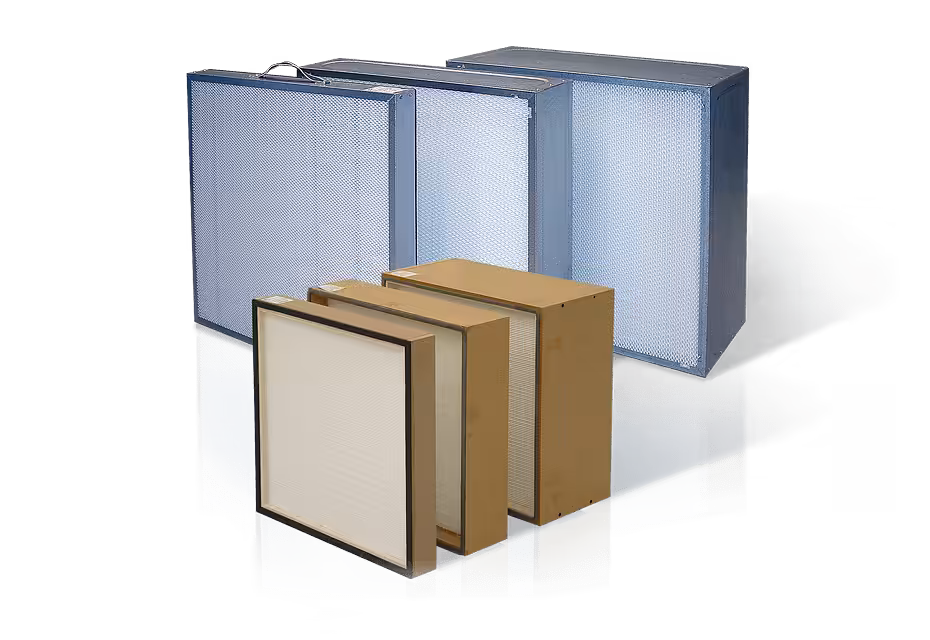Filters usable in two flow directions